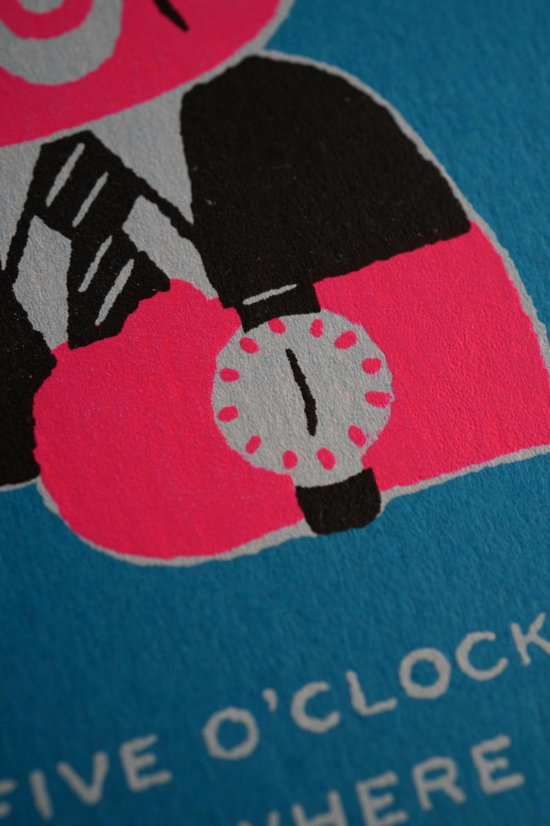 Mini Handprinted Bear