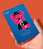 Mini Handprinted Bear