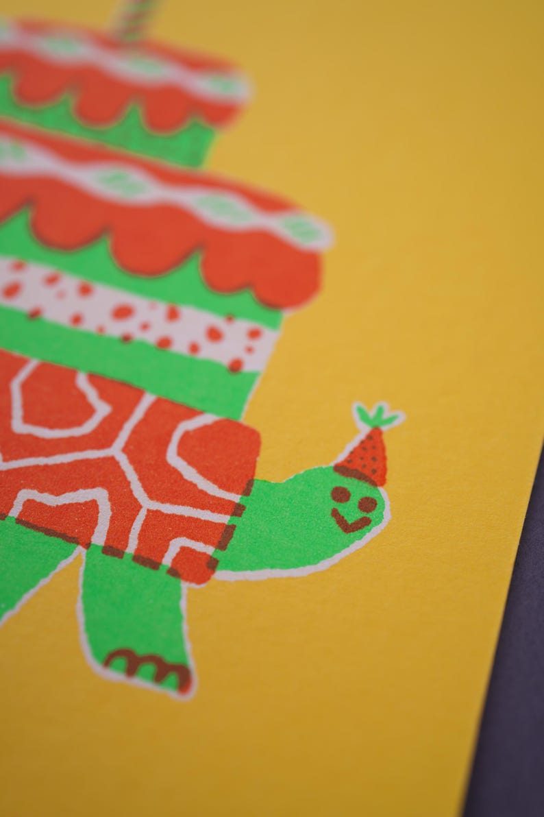 Mini Handprinted Tortoise