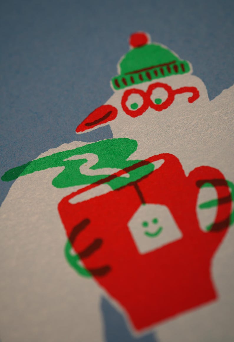 Mini Handprinted Bird