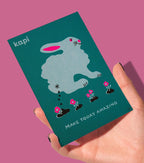 Mini Handprinted Rabbit