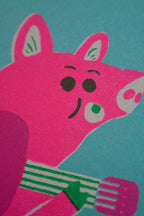 Mini Handprinted Pig