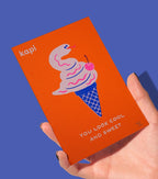 Mini Handprinted Snake