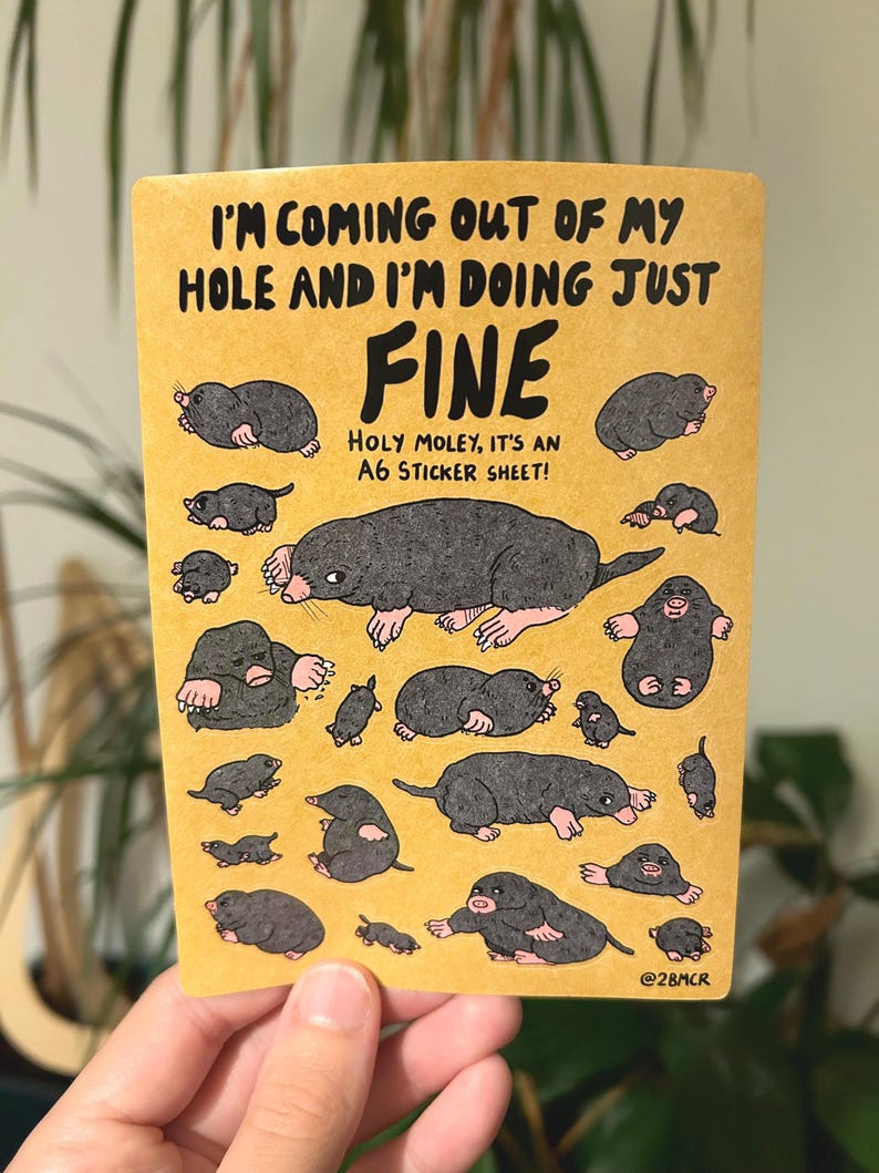 I'm Coming Out Of My Hole...