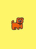 Fluffy Dog Pin