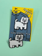 Fluffy Dog Pin