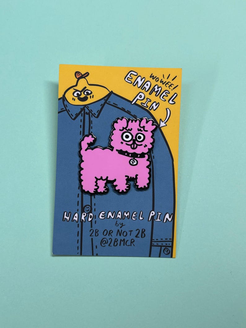 Fluffy Dog Pin