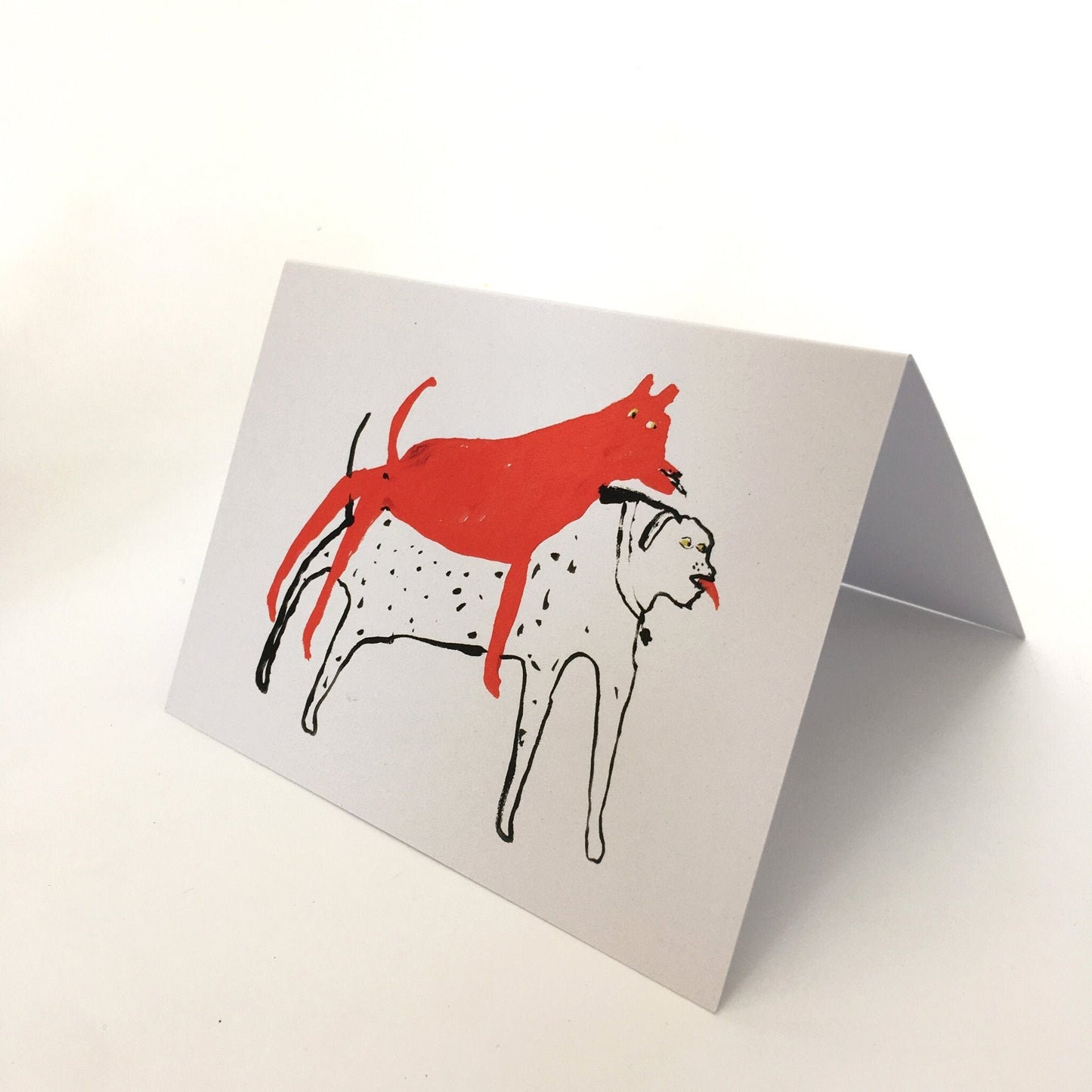 Dogs In Love Card