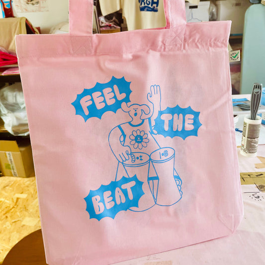 Feel The Beat Tote Bag