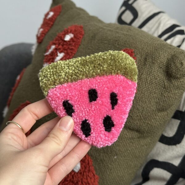 Tufted Watermelon Magnet (red)