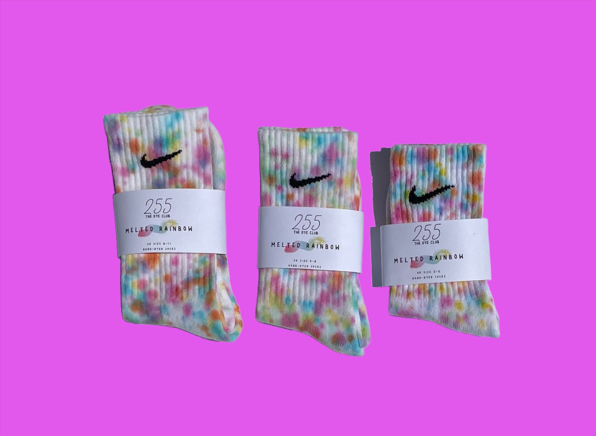 Hand dyed Nike Socks Various Colours Neighbourhood Store