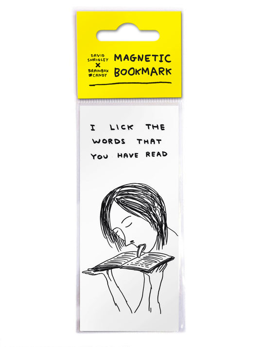 Lick The Words -  Magnetic Bookmark