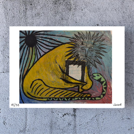Lionsnake Print