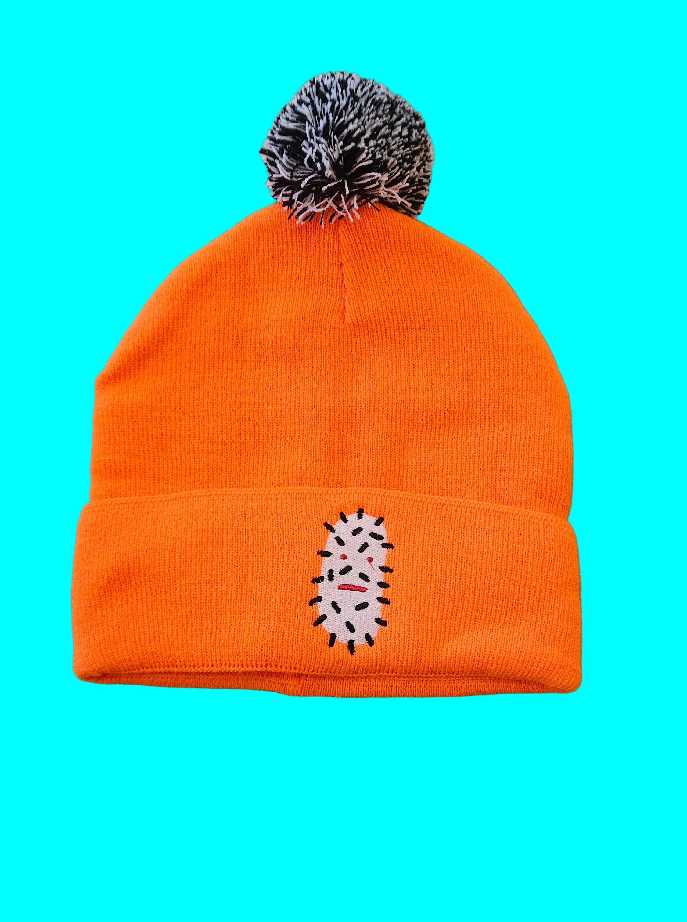 PeaNUT Neon Orange Beanie