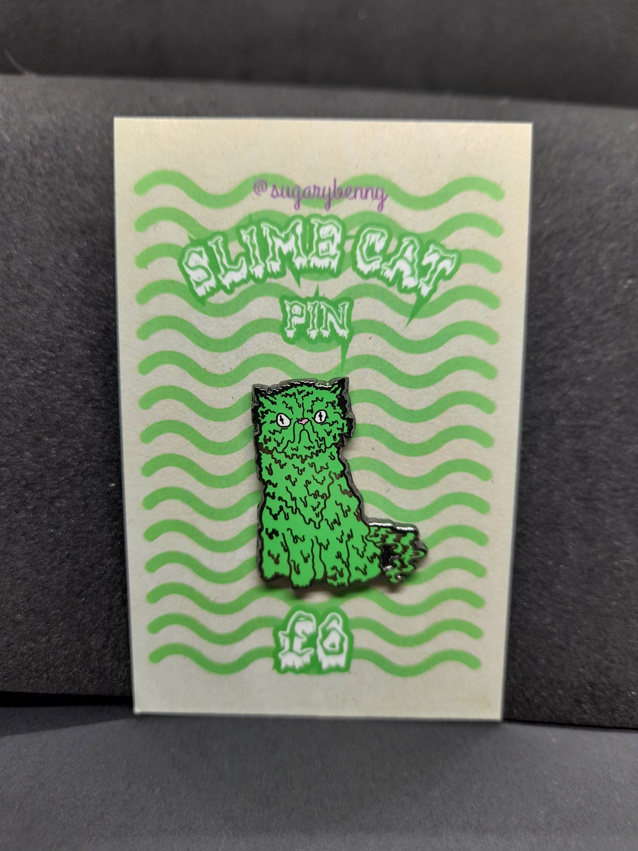 Slime Cat Pin-Neighbourhood Store 