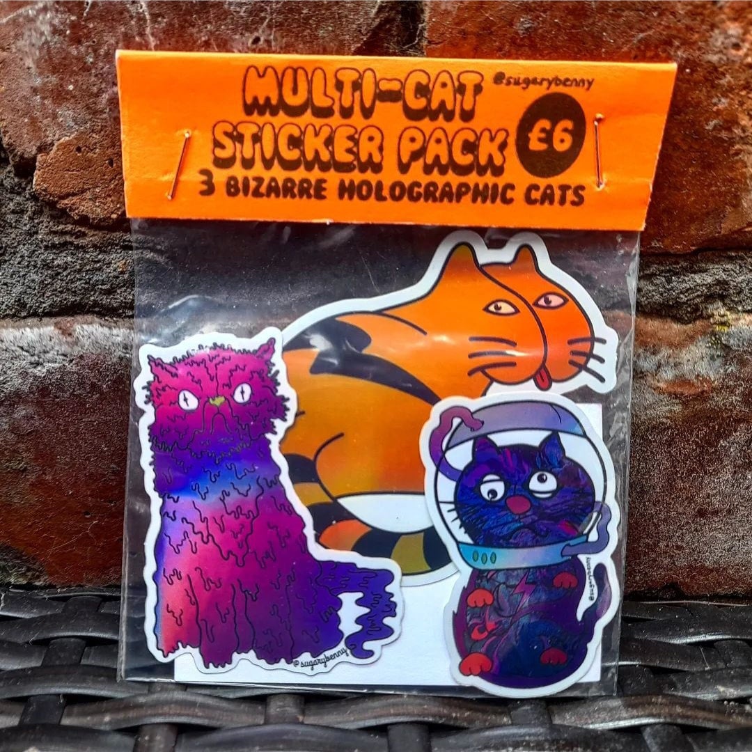 Multi-Cat Sticker Pack-Neighbourhood Store 