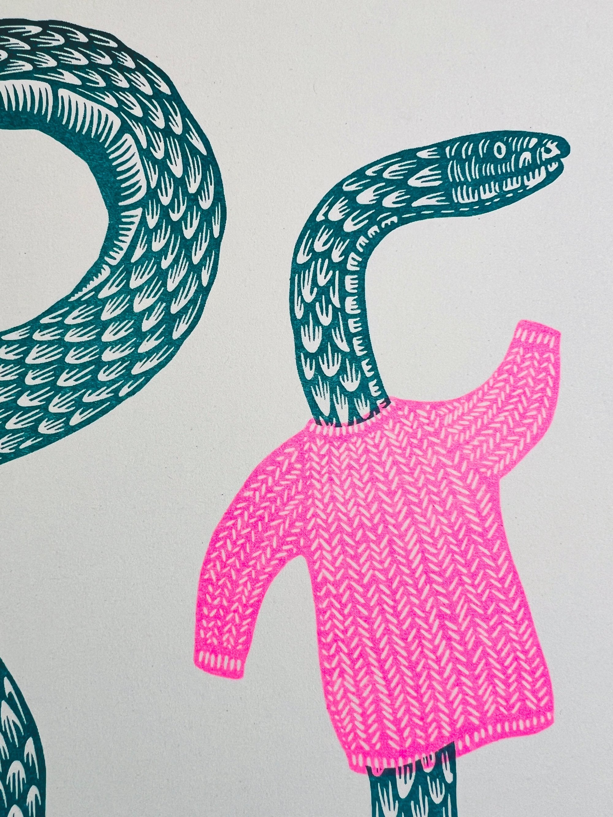Semi Snaked - Riso Print-Neighbourhood Store 