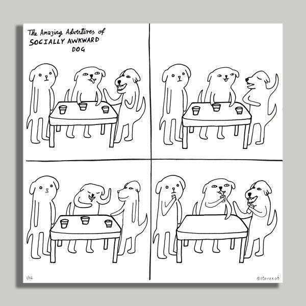 The Amazing Adventures Of SOCIALLY AWKWARD DOG