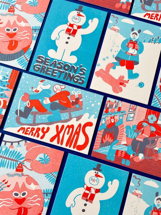 YUK FUN Christmas Cards Various
