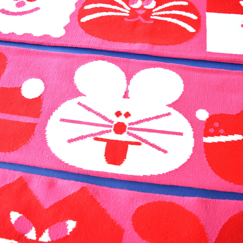 YUK FUN Pink Scarf-Neighbourhood Store 