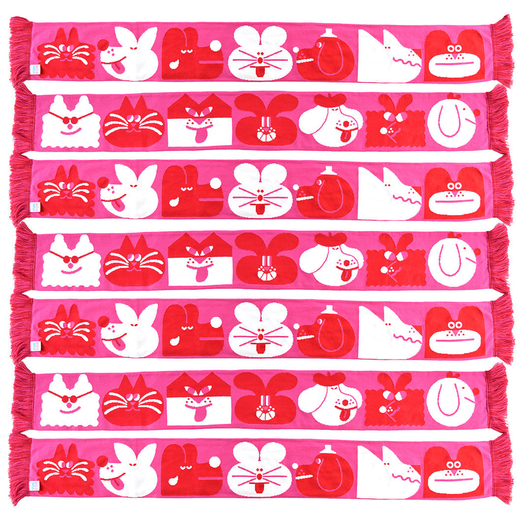 YUK FUN Pink Scarf-Neighbourhood Store 