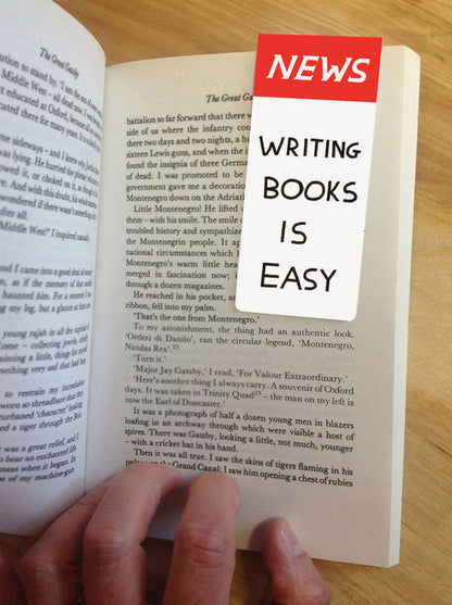NEWS - Writing Books Is Easy