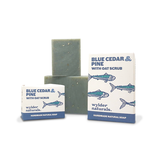 Blue Cedar & Pine with Oats Soap