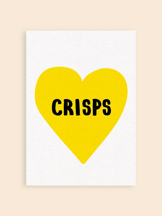 Crisps Lover A4 Print