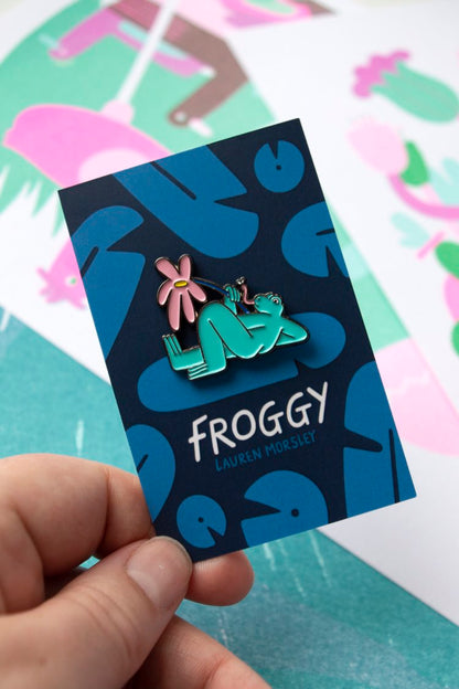 Froggy Enamel Pin