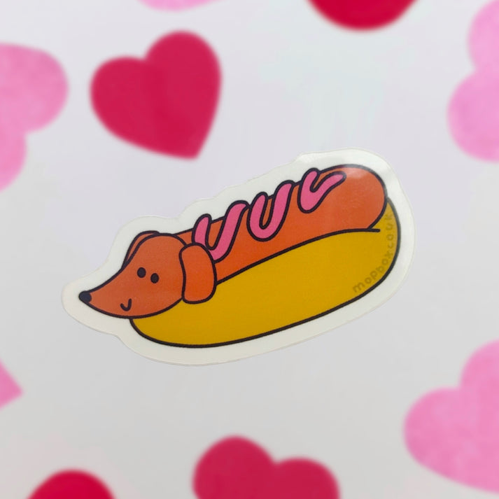 Hotdog Vinyl Sticker-Neighbourhood Store 
