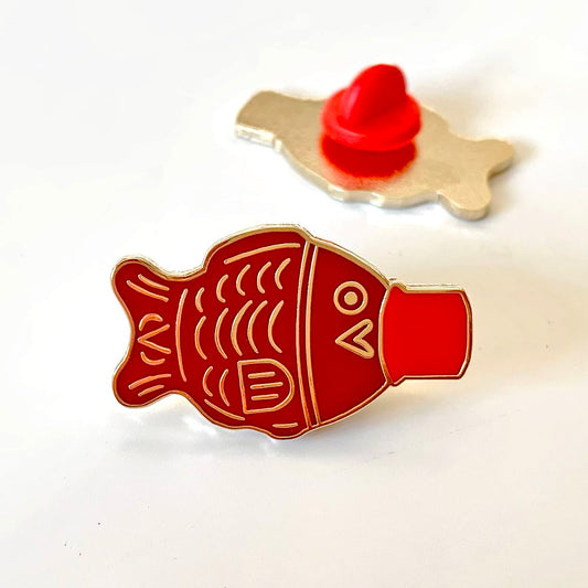 Soy Sauce Fish Enamel Pin Badge 31mm