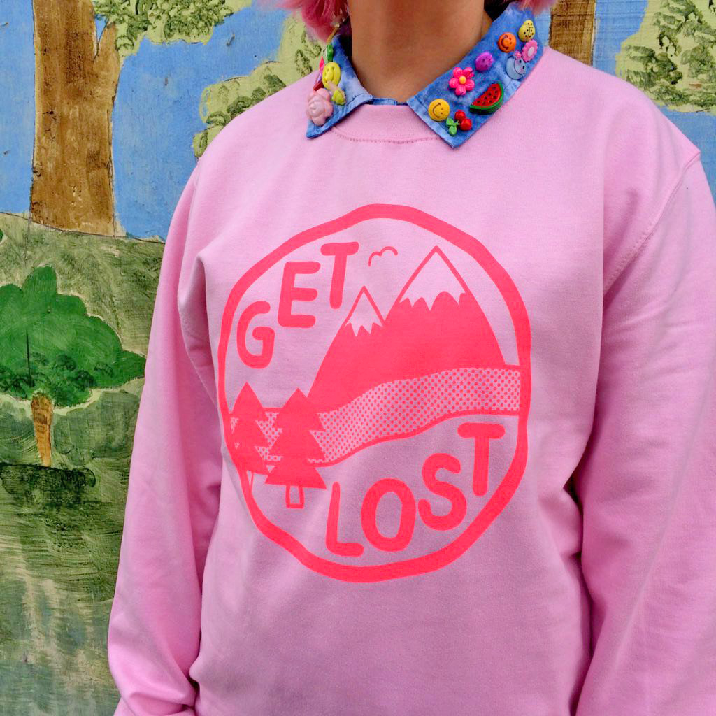 Get Lost Adult Sweatshirt hello DODO