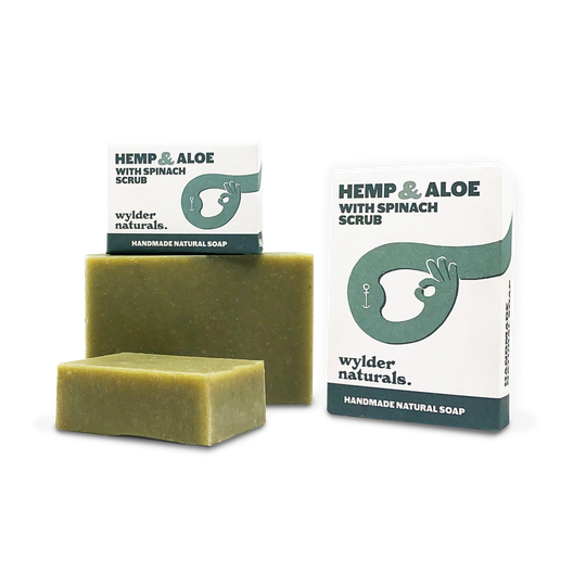 Hemp & Aloe with Spinach Scrub Soap-Neighbourhood Store 