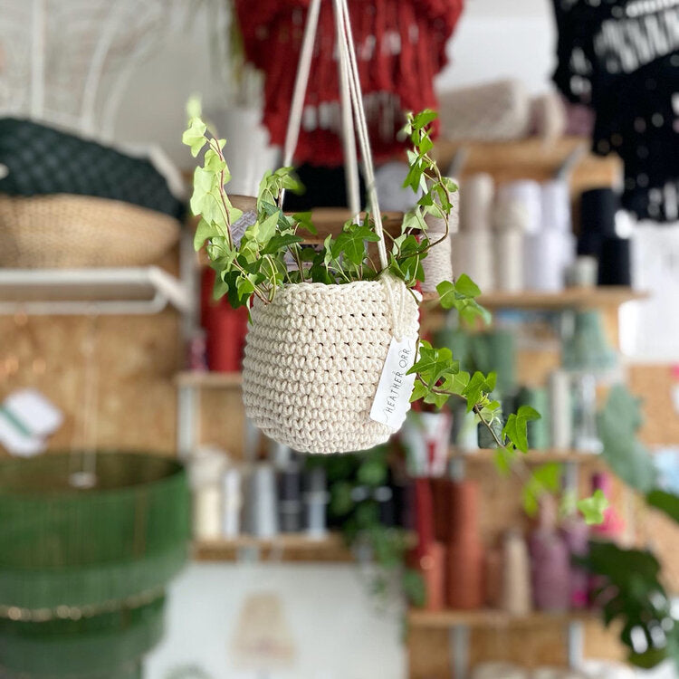 Medium Crochet Plant Pot Heather Orr