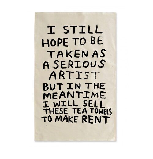 SERIOUS ARTIST - TEA TOWEL-Neighbourhood Store 