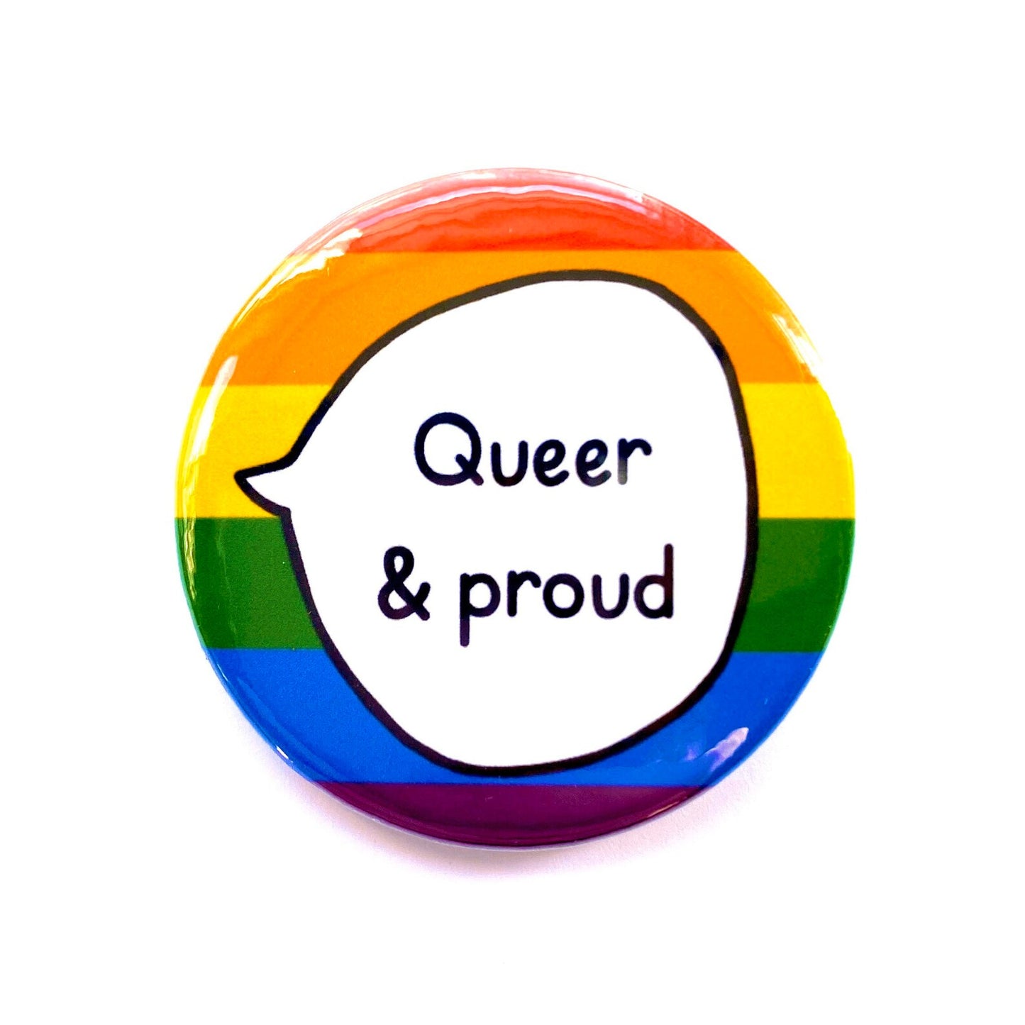 Queer & Proud - Pin Badge