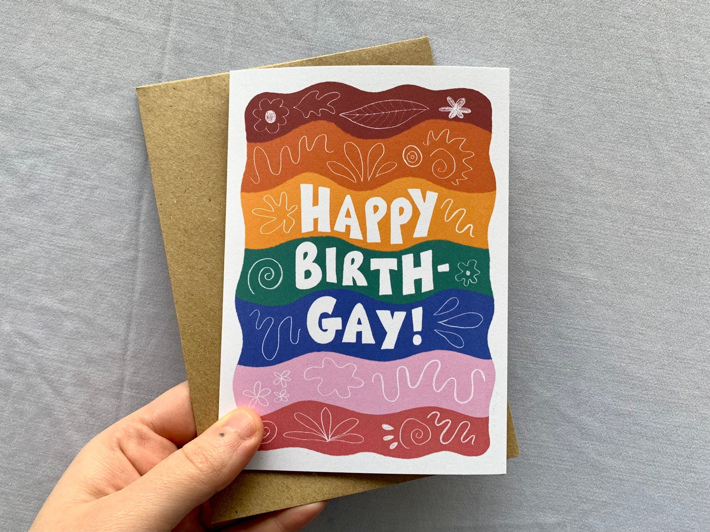 Birth-gay card