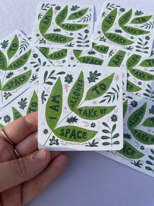 Take up space sticker-Neighbourhood Store