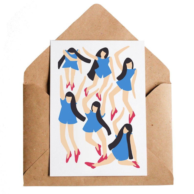 Dancing Girls Card