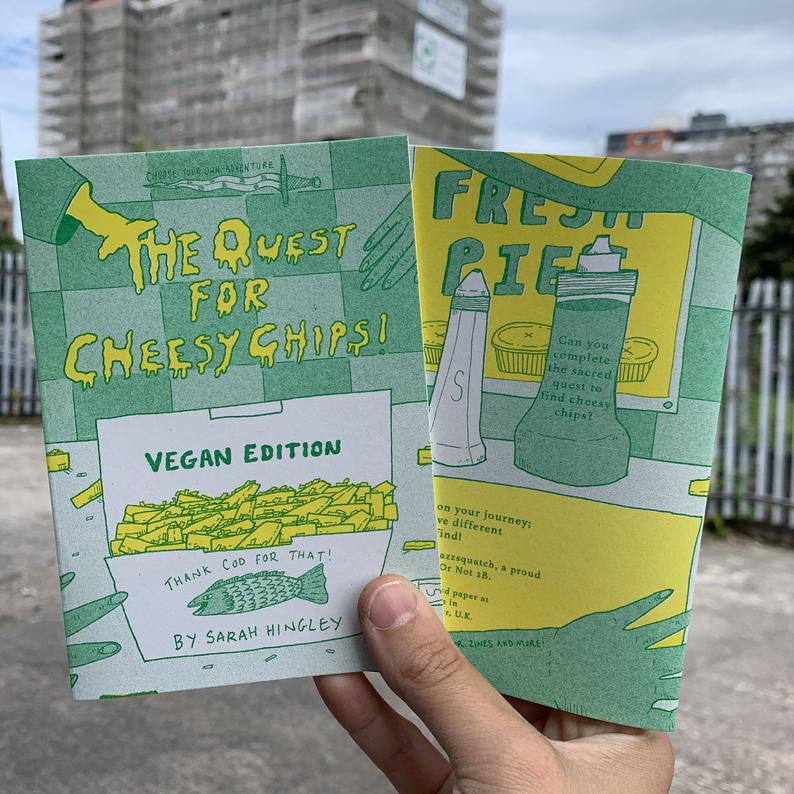 The Quest for Cheesey Chips (vegan) Zine-Neighbourhood Store 
