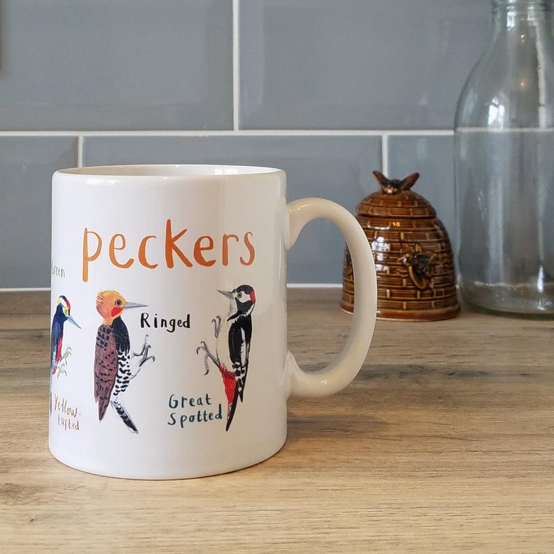 Peckers Mug Sarah Edmonds Illustration