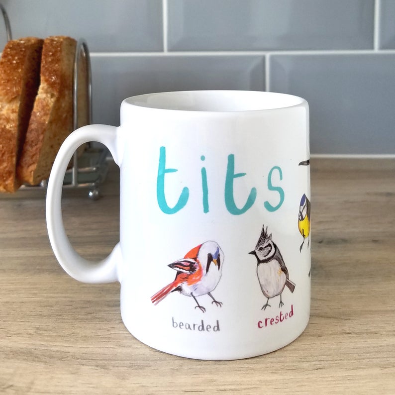 Tits Mug Sarah Edmonds Illustration