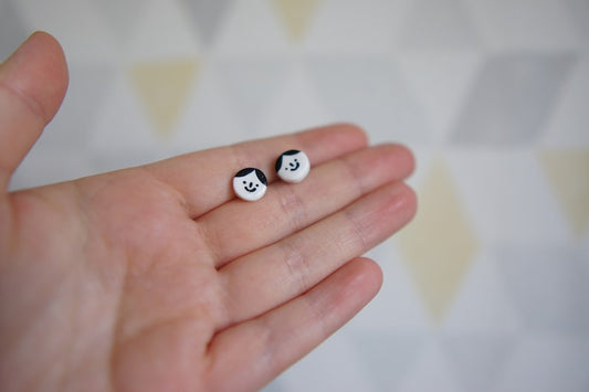 Tiny Pals Studs - Handmade earrings