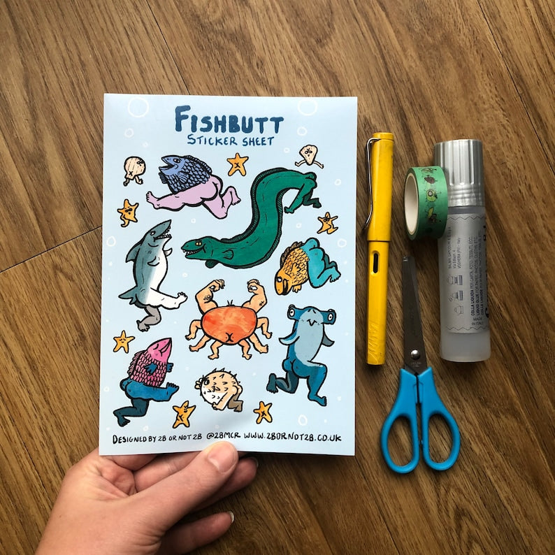 FISHBUTT - Sticker Sheet