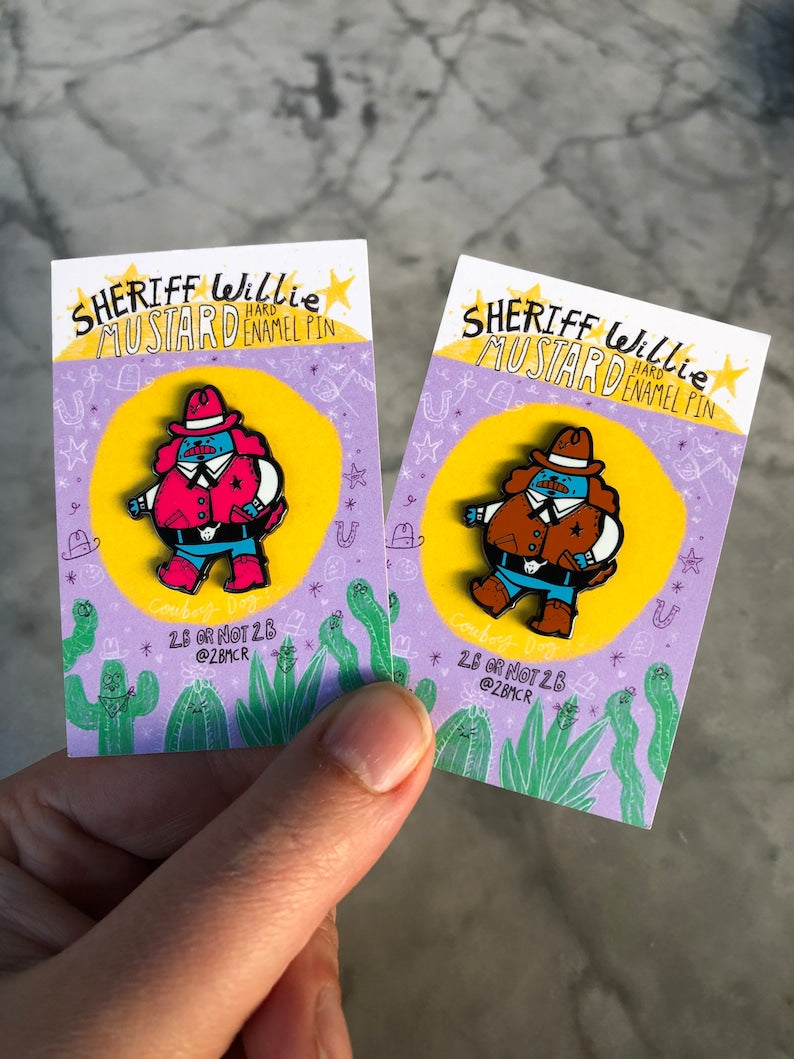 Sheriff Willie Mustard Pin-Neighbourhood Store 