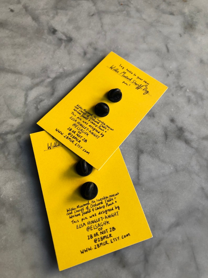 Sheriff Willie Mustard Pin-Neighbourhood Store 