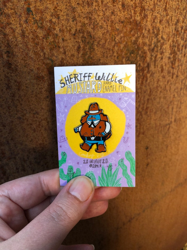 Sheriff Willie Mustard Pin-Neighbourhood Store 