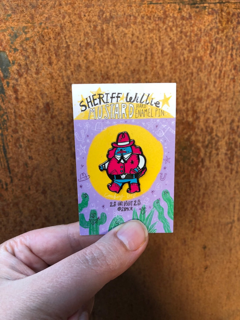 Sheriff Willie Mustard Pin-Neighbourhood Store 