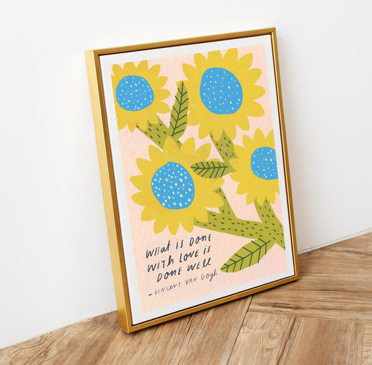Van Gogh Sunflowers Quote