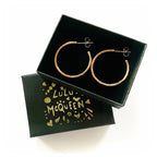 Small hammered copper hoops-Neighbourhood Store 